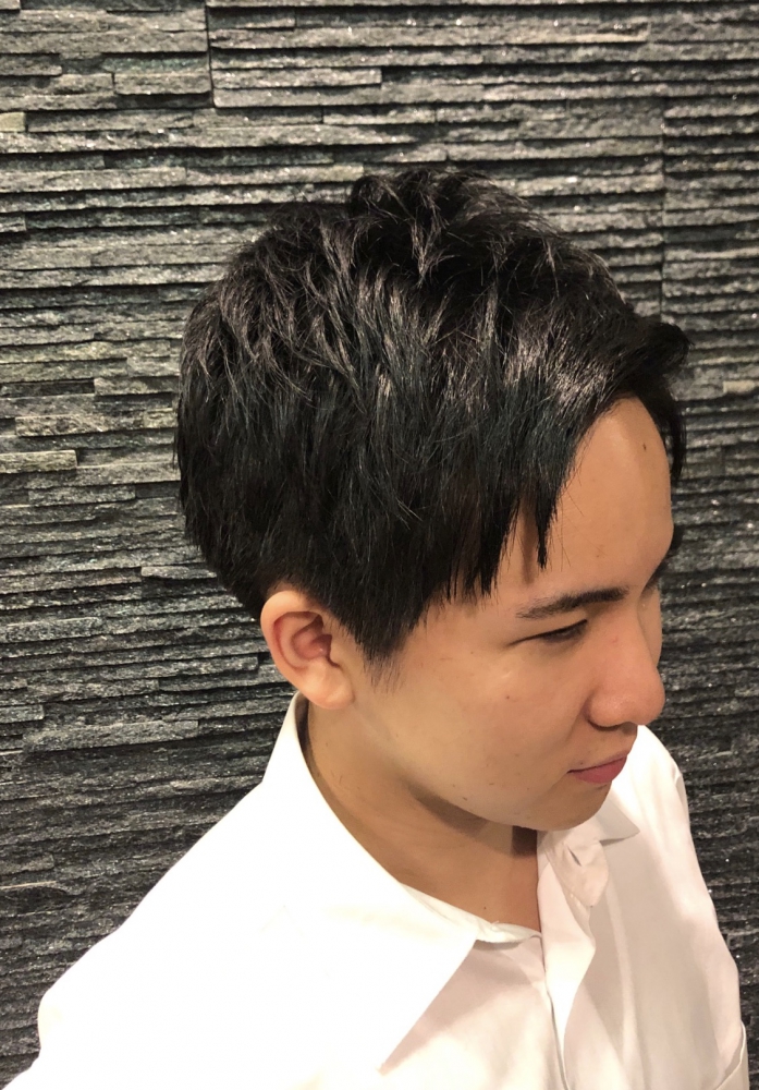 前あげ就活ショート ヘアカタログ 高級理容室 床屋 ヒロ銀座ヘアーサロン