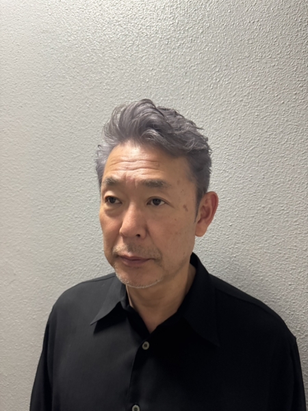 刈り上げないビジネス七三ショート