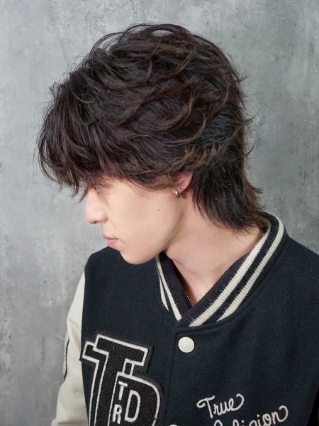 日系狼尾層次捲(Wolf Perm)