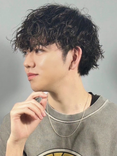 日系中長層次濕感捲