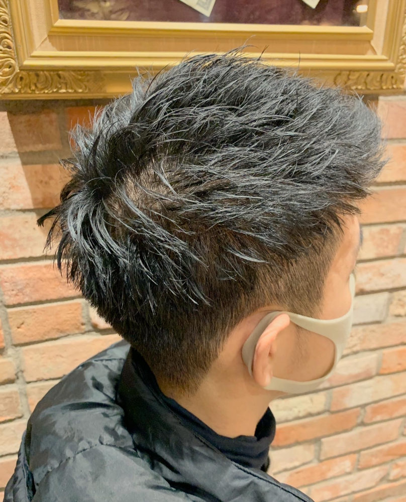 スプラッシュヘアー｜ヘアカタログ｜高級理容室・床屋・ヘアサロン｜PREMIUM BARBER（プレミアムバーバー）