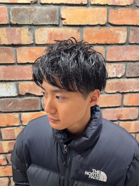 【マッシュ×ツイストスパイラル】ツーブロックで爽やかワイルドに!