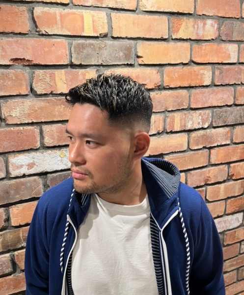 【大人の色気】スキンフェード×立体感ハイライトメッシュ