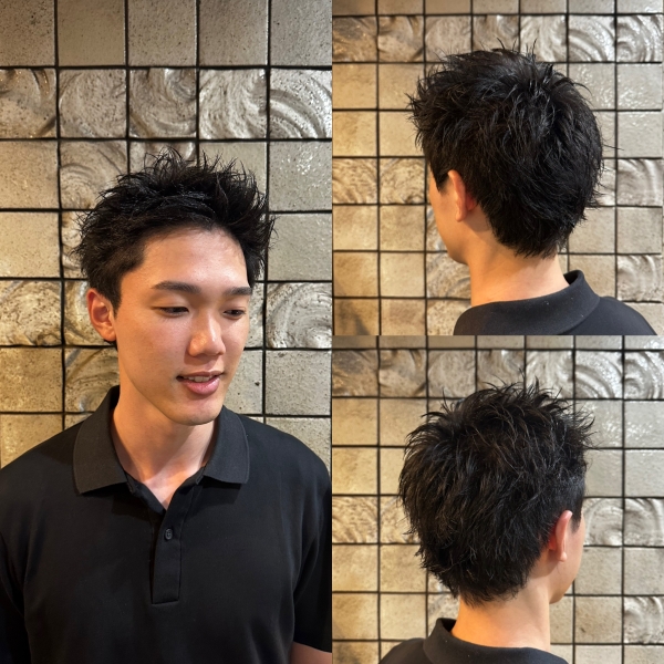 無造作ショート スパイキーショート