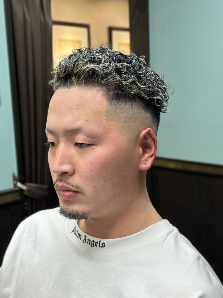 仙台 極道パーマ マフィアパーマ フェード