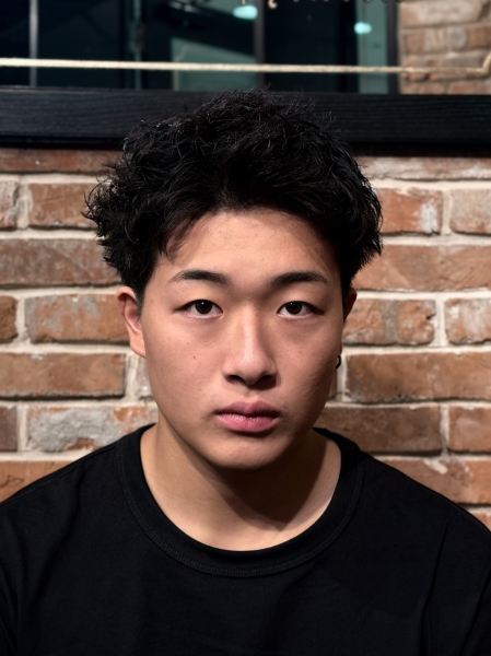 仙台 ピンパーマ アップバング ツーブロ