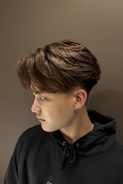 センターパート ショート