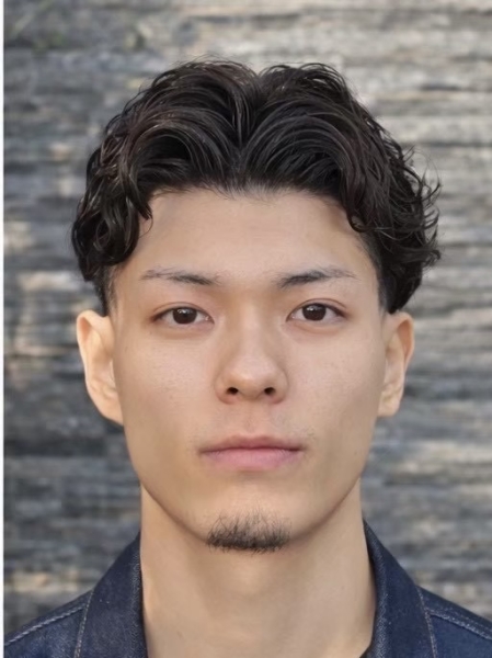 大人のカーリーツーブロック