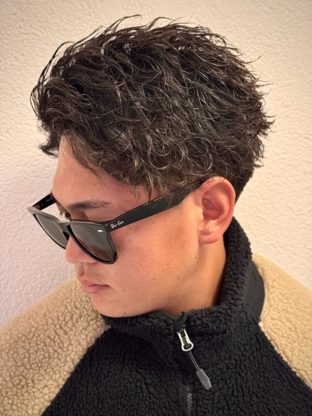 ツーブロックパーマスタイル