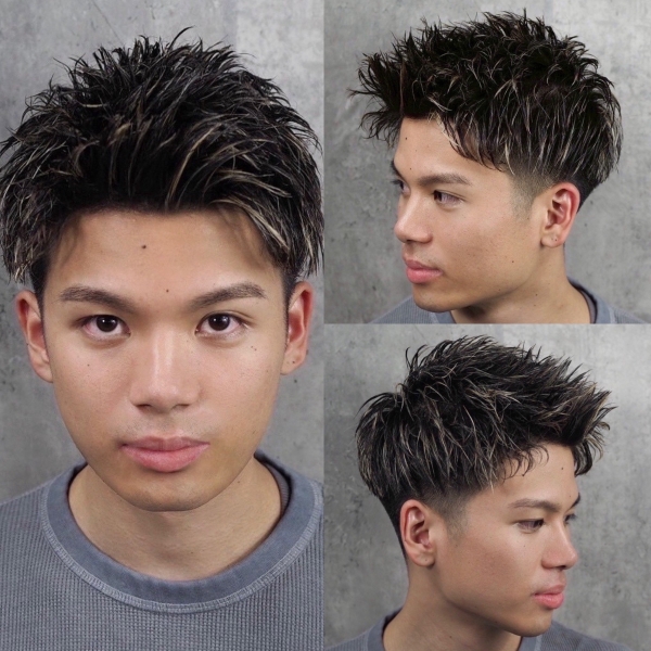 ツーブロショート