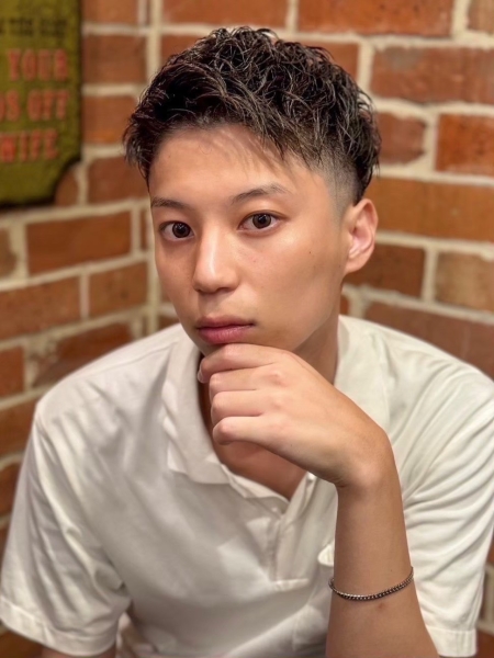 爽やかアップバング