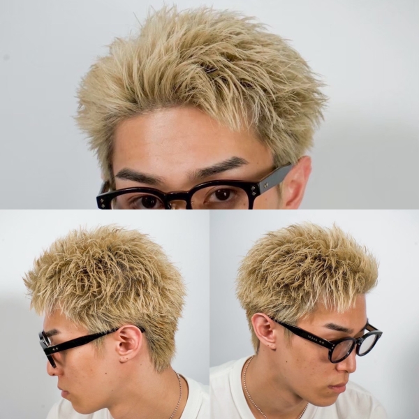 ハイトーンスパイキーショート