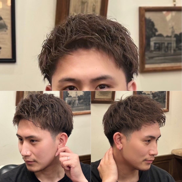 アップバングショート