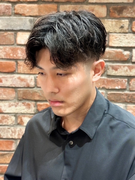 スキンフェードパーマ