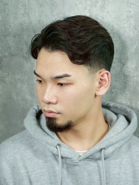 クラシック×モダン サイドパートフェード
