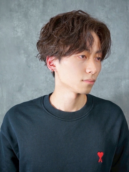 大人の抜け感ウェーブヘア