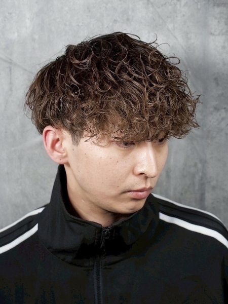 カラー×パーマ