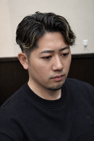 メッシュ×パーマ