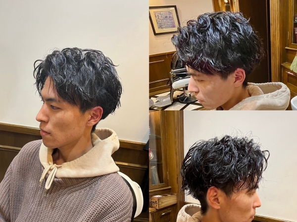 スパイラルパーマ