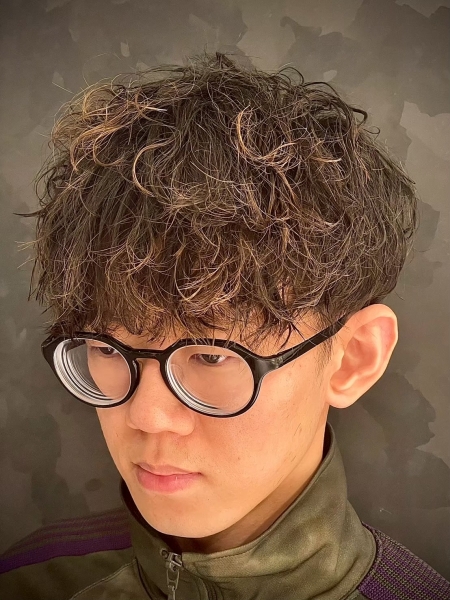 スパイラルパーマ