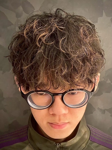 スパイラルパーマ