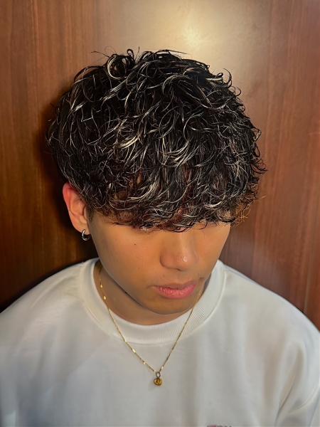 ツーブロックマレットヘア