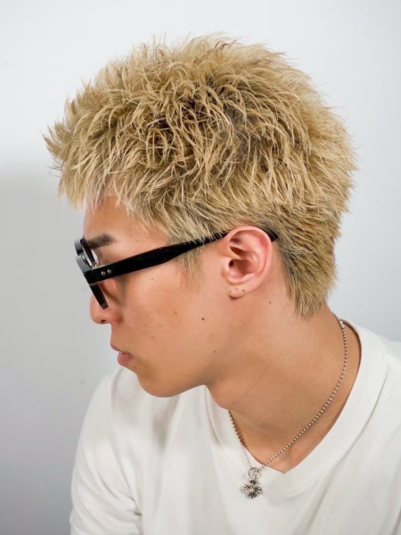 ハイトーンスパイキーショート