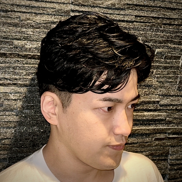 ツーブロフェザーパーマ